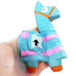 Jouet squishy lama bleu pour réduire le stress et l'anxiété