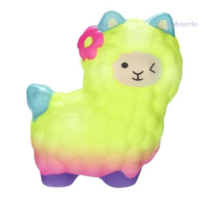 Squishy Alpaga doux et mignon en forme d'alpaga