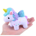 Squishy Licorne Cheval coloré et moelleux à manipuler