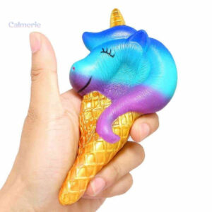 Variété de squishy licorne en forme de cornet galaxy