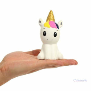 Jouet squishy licorne aux couleurs pastel