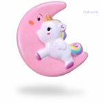 Squishy Licorne Lune coloré et apaisant