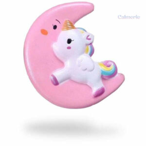 Squishy Licorne Lune coloré et apaisant