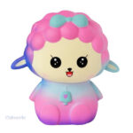 Squishy Mouton Galaxy en forme de mouton doux et coloré