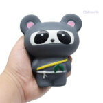 Jouet squishy panda ninja, parfait pour les collectionneurs