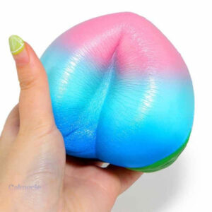 Variété de Squishy Pêche, texture agréable au toucher et relaxante