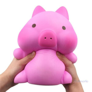 Peluche squishy cochon rose, idéal pour la détente et le stress