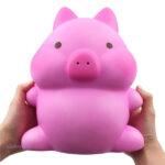 Figurine squishy de cochon, accessoire ludique et relaxant