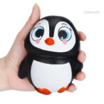 Pingouin squishy en forme adorable pour la détente