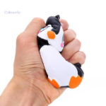 Figurine squishy pingouin, idéale pour le stress