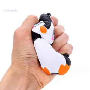 Figurine squishy pingouin, idéale pour le stress