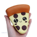 Accessoire squishy pizza, idéal pour les collectionneurs