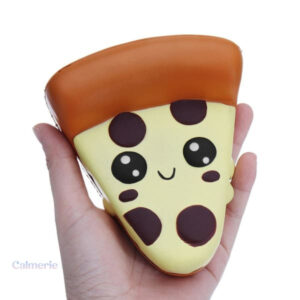 Accessoire squishy pizza, idéal pour les collectionneurs