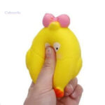 Poussin squishy, parfait pour soulager le stress et l'anxiété