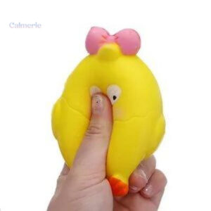 Poussin squishy, parfait pour soulager le stress et l'anxiété