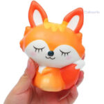 Renard squishy mignon, idéal pour la réduction du stress