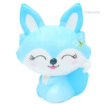 Renard en silicone souple, parfait pour jouer et se relaxer