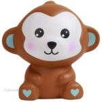 Squishy Singe en forme de singe doux et amusant