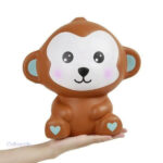 Accessoire squishy singe, design ludique et coloré