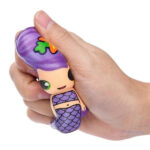 Jouet squishy en forme de sirène amusante