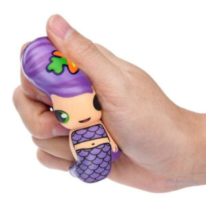 Jouet squishy en forme de sirène amusante