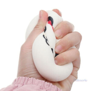 Jouet squishy tête de panda, idéal pour les amateurs d'animaux
