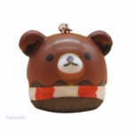 Squishy ours en forme de tête, doux et relaxant