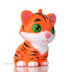 Squishy en forme de tigre, parfait pour réduire le stress