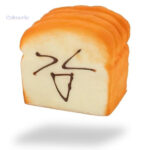 Squishy Toast doux et squishy en forme de pain grillé