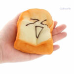 Variation mignonne de Squishy Toast, texture agréable au toucher