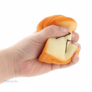 Squishy pain grillé, jouet anti-stress amusant et coloré