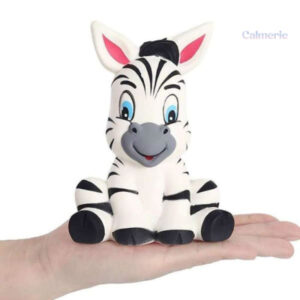 Jouet squishy en forme de zèbre relaxant