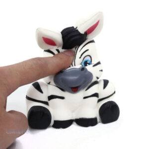 Squishy zèbre amusant à presser et manipuler